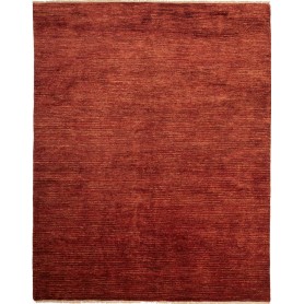 Tappeto Shayan Pakistan Astratto Rosso Terracotta 167x241 Cm