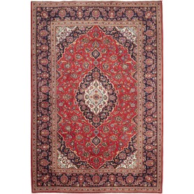 Tappeto Ardakan Persia Medaglione Rosso Blu 205x300 Cm