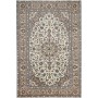 Tappeto Kashan Persia Medaglione Avorio Beige 197x300 Cm