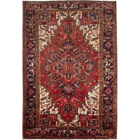 Tappeto Gorawan Persia Geometrico Rosso Blu 206x305 Cm