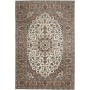 Tappeto Kashan Persia Medaglione Avorio Beige 200x300 Cm