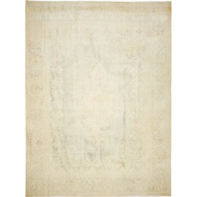 Tappeto Vintage Persia Floreale Avorio Beige Chiaro 305x410