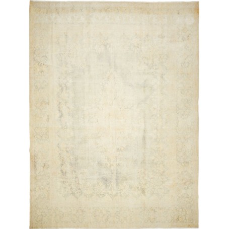 Tappeto Vintage Persia Floreale Avorio Beige Chiaro 305x410