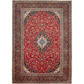 Tappeto Ardakan Persia Medaglione Rosso Blu 248x347 Cm