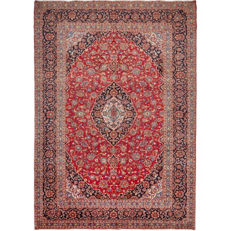 Tappeto Ardakan Persia Medaglione Rosso Blu 250x355 Cm