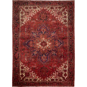 Tappeto Gorawan Persia Medaglione Rosso Blu 256x352 Cm