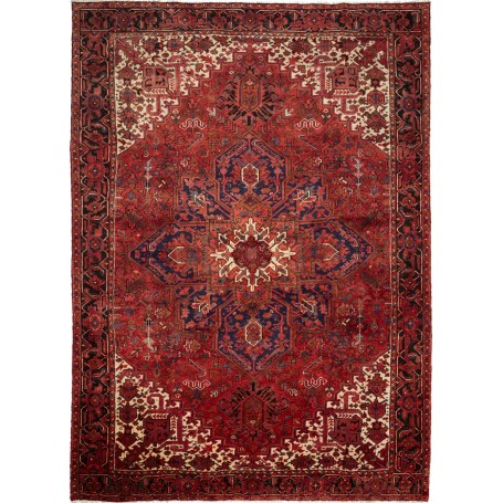 Tappeto Gorawan Persia Medaglione Rosso Blu 256x352 Cm