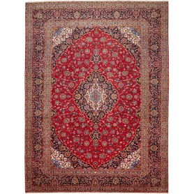 Tappeto Ardakan Persia Medaglione Rosso Blu 300x404 Cm