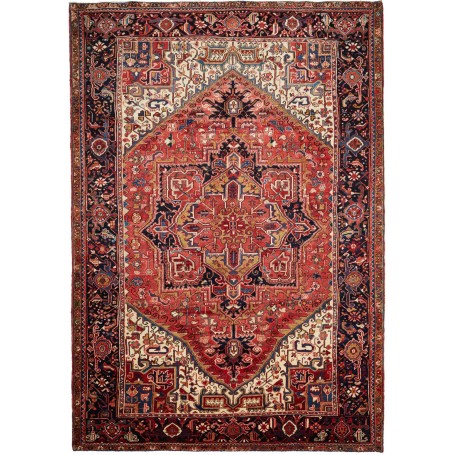 Tappeto Gorawan Persia Medaglione Rosso Blu 232x335 Cm