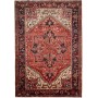 Tappeto Gorawan Persia Medaglione Rosso Blu 232x335 Cm