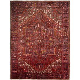 Tappeto Gorawan Persia Geometrico Rosso Blu 257x345 Cm