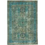 Tappeto Mamlouk Pakistan Medaglione Blu Petrolio Turchese 12
