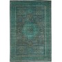 Tappeto Mamlouk Pakistan Medaglione Verde Petrolio Oro Antic