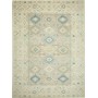 Tappeto Kazak Fine Pakistan Geometrico Beige Azzurro 269x367