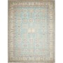 Tappeto Kazak Fine Pakistan Astratto Turchese Beige 276x365