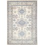Tappeto Kazak Fine Pakistan Geometrico Crema Blu 121x177 Cm