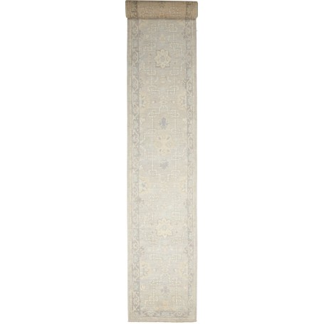 Tappeto Zigler Fine Pakistan Geometrico Grigio-azzurro Chiar