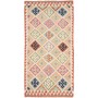 Tappeto Kilim Afghanistan Geometrico Crema Pastello 99x200 C