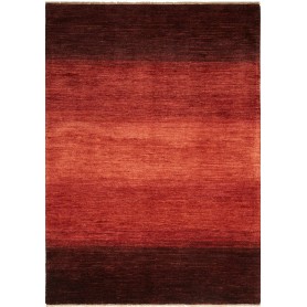 Tappeto Shayan Pakistan Astratto Terracotta Marrone Sfumato