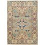 Tappeto Kazak Afghanistan Geometrico Beige Blu 63x91 Cm