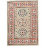 Tappeto Kazak Afghanistan Astratto Beige Corallo Blu 64x90 C