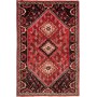 Tappeto Shiraz Persia Geometrico Rosso Nero 176x270 Cm