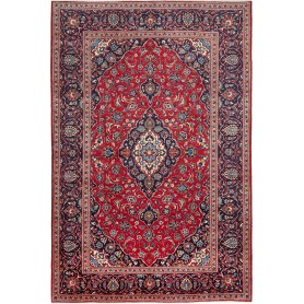 Tappeto Ardakan Persia Medaglione Rosso Blu 197x297 Cm
