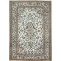 Tappeto Kashan Persia Medaglione Avorio Blu 200x293 Cm