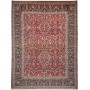 Tappeto Kerman Persia Floreale Rosso Blu 258x350 Cm