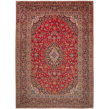 Tappeto Ardakan Persia Medaglione Rosso Blu 266x370 Cm