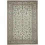 Tappeto Kashan Persia Floreale Crema Blu 243x350 Cm