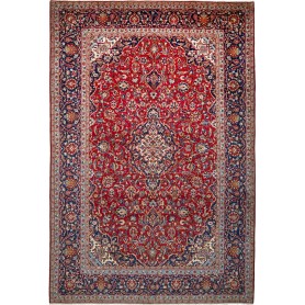 Tappeto Ardakan Persia Medaglione Rosso Blu 240x360 Cm