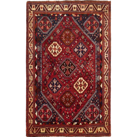 Tappeto Astratto Rosso Blu 150x240 Cm