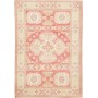 Tappeto Kazak Afghanistan Geometrico Salmone E Crema 100x145