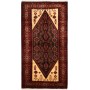Tappeto Baluch Persia Geometrico Bordeaux Beige 105x198 Cm
