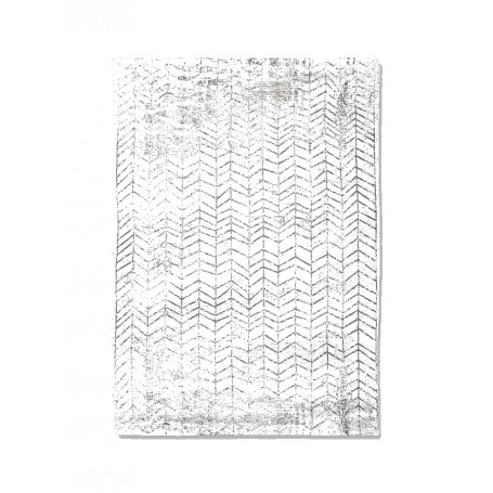 tappeto moderno Louis De Poortere Mad Men Black on White 8652