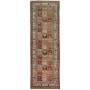 Tappeto Moud Persia Floreale Rosso Crema 79x248 Cm