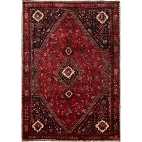 Tappeto Shiraz Persia Geometrico Rosso Blu 175x260 Cm