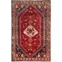 Tappeto Shiraz Persia Geometrico Rosso Blu 160x253 Cm