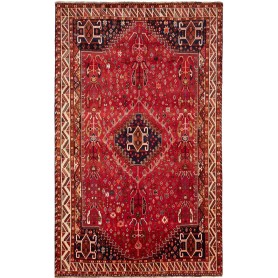 Tappeto Shiraz Persia Geometrico Rosso Blu 172x280 Cm
