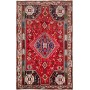 Tappeto Medaglione Rosso Blu 175x275 Cm