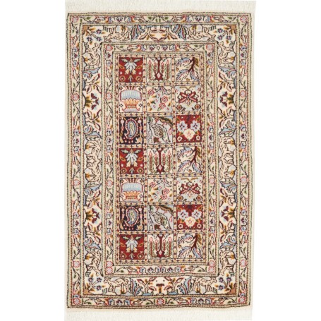 Tappeto Moud Persia Floreale Avorio Rosso 55x88 Cm