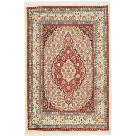 Tappeto Moud Persia Medaglione Crema Rosso 61x90 Cm