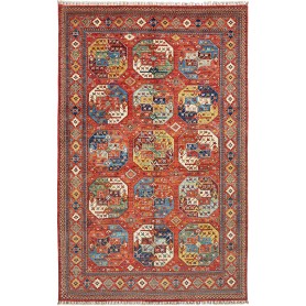 Tappeto Zigler Fine Pakistan Astratto Rosso Terracotta Di Bl