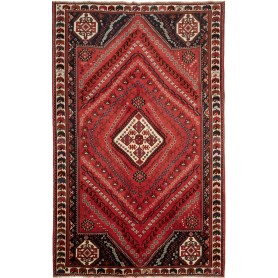 Tappeto Shiraz Persia Geometrico Rosso Blu 177x280 Cm