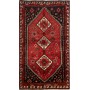 Tappeto Shiraz Persia Astratto Rosso Blu 160x279 Cm