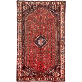 Tappeto Shiraz Persia Geometrico Rosso Blu Scuro 160x260 Cm
