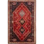Tappeto Shiraz Persia Geometrico Rosso Blu 170x262 Cm