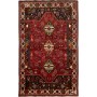 Tappeto Shiraz Persia Geometrico Rosso Nero 170x275 Cm