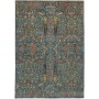 Tappeto Shahi Fine Pakistan Floreale Blu Petrolio Arancio 20